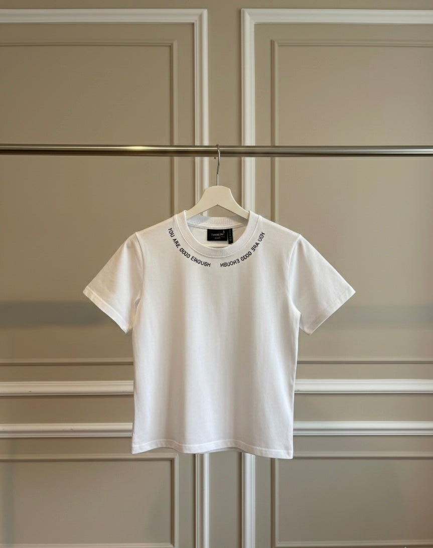 Empowerment Casual T-Shirt „You are good enough“ - 100% organic cotton